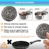 HOMESmith Stainless Steel Scourers – Pack of 6, (HS-130)