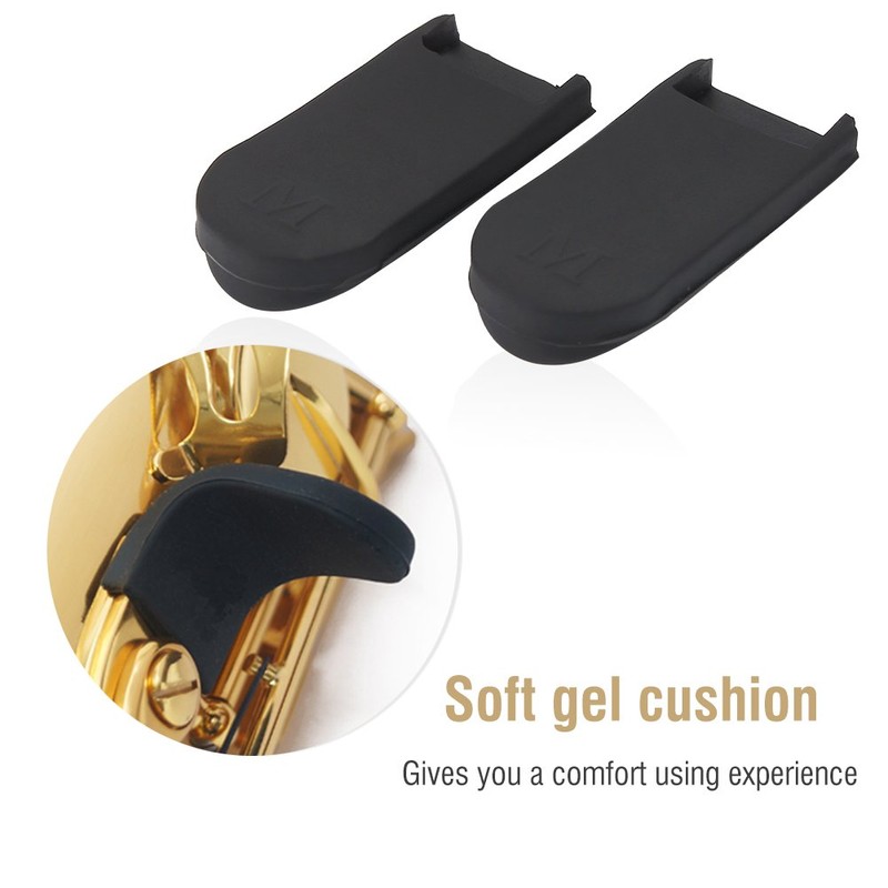 2 Pieces Saxophone Thumb Rest, Sax Rubber Cushion Thumb Support