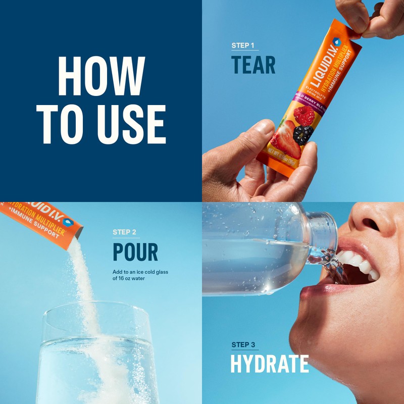 Liquid I.V.® Hydration Multiplier +Immune Support - Tangerine | Electrolyte