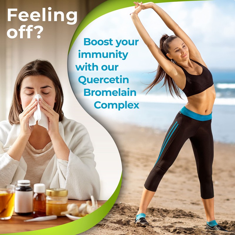 Quercetin with Bromelain Vitamin C and Zinc Enriched with Organic