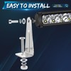 SWATOW INDUSTRIES 2PCS Light Bar Bracket, Universal Single Row LED