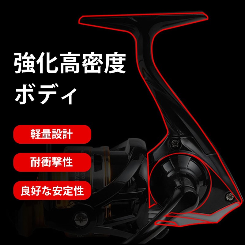 Sanrike Spinning Reel 3000 Eging Reel, 5.2:1 High Speed Gear