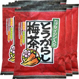 Pepper Plum Tea 1.7 oz (48 g) (0.08 oz (2 g) x 24 Bags x 6 Bag Set, Sugamo Ochaya, Sannenen