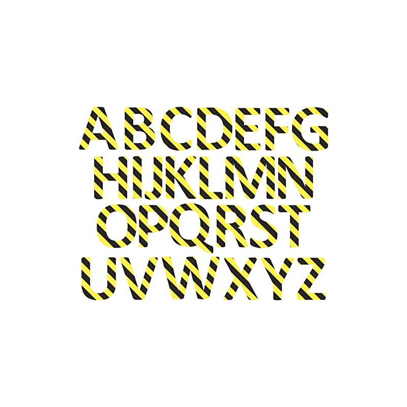 Alphabet Letters “D”- Durable Vinyl Floor Marker by Graphical Warehouse-