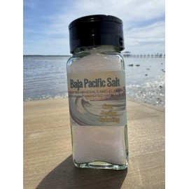 Baja Sea Salt | Organic 5oz Coarse Glass Shaker | Hydration Low Sodium Recovery - Over 90 Minerals and Electrolytes - Trace Minerals Cooking Finishing Salt