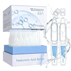 Suero De Ácido Hialurónico Al 5%, Vial Ultrahidratante Con Tubos De Ácido Hialurónico, Suero Facial Awaken Natural Perfection, Antiedad, Hidratación Profunda Y Revitalizante(1,5 Ml X 30