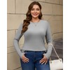 Evervibe 3 Pack Plus Size Thermal Shirts for Women Long