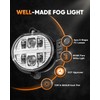 BICYACO LED Fog Light with DRL Compatible with Dodge Ram