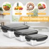 EUIEUT 3 Pack Stainless Steel Food Storage Containers with Lids,