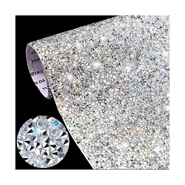 Rhinestones Sticker Sheet Crystal Self-Adhesive Bling Resin Glitter Rhinestone Sticker