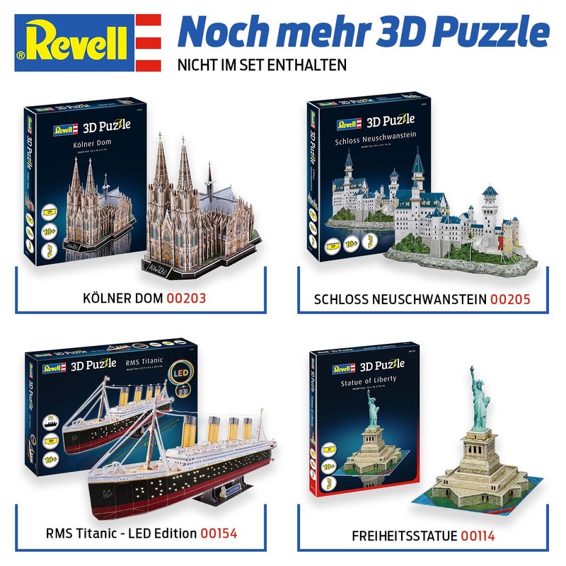 Revell Time Machine 3D Puzzle, Back to the Future Model