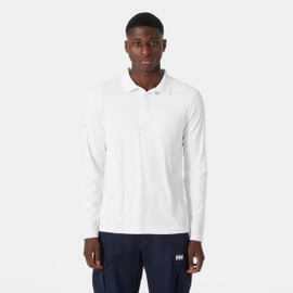 Helly Hansen Men's Crewline Ls Polo, White, M