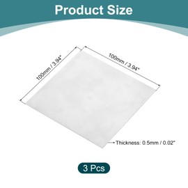 QUARKZMAN 3 Pezzi Lamina Di Nichel Puro, Lamina Di Nichel Puro 99.6% 0.02"x3.94"x3.9"(0.5x100x100mm) Anodizzato Per Galvanotecnica Laboratorio Scientifico Industria Fai Da Te Artigianato