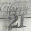 Happy 21 - Decoración para tartas para Hello 21 /
