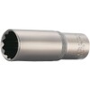 TRUSCO T4-30WL Deep Socket, 12 Square Type, Insertion Angle 0.5