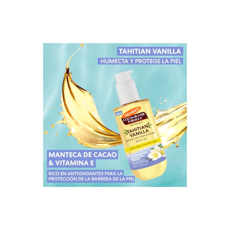 Palmer Cocoa Butter Formula Tahitian Vanilla Body Oil Aceite Hidratante