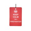 Ali Air Freshener Keep Calm I'm A Firefighter Car Air