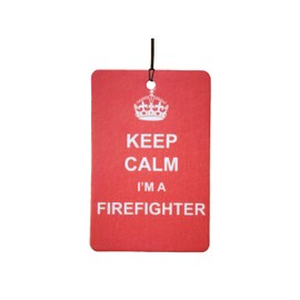 Ali Air Freshener Keep Calm I'm A Firefighter Car Air Freshener