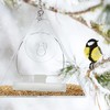 2 x Acrylic Hanging Window Bird Feeder 13 x 12.5