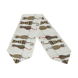 Naanle Naanle Kitten Cat Long Table Runner 13x90 Inch, Abstract Polyester Table Cloth Runner for Kitchen Wedding Party Decoration