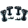 Secotec Socket Adjustable Feet Unico Black Plastic 150 mm 4