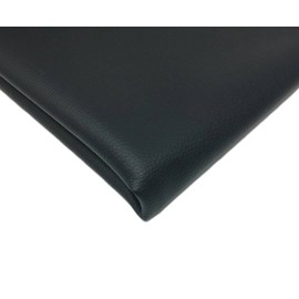 KMS Synthetic Faux Leather Fabric Width 53.1 inches (135 cm) Handmade DIY Making (2m, Black)
