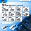 SH-5L6 Tungsten Carbide Burr Rotary Lengthened File Flame Shape Double