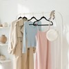 ManGotree Velvet Coat Hangers with 360° Swivel Gold Hook, Non-Slip