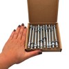 SKIR'CO (Pack of 10) Galvanised Wedge Anchors M8 x 120