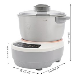 Electric Dough Maker with Ferment Function | 5L/4.5QT Dough Mixer Machine, Flour Kneading Machine for Pizza, Bread, Dumpling, Microcomputer Timing