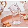 Ackers 2 Pack Measuring Cups, 75ML/2.5OZ Espresso Cups with Handle,