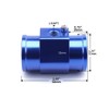 ZHSYMX Aluminum Water Temp Joint Pipe Water Temp Meter Temperature