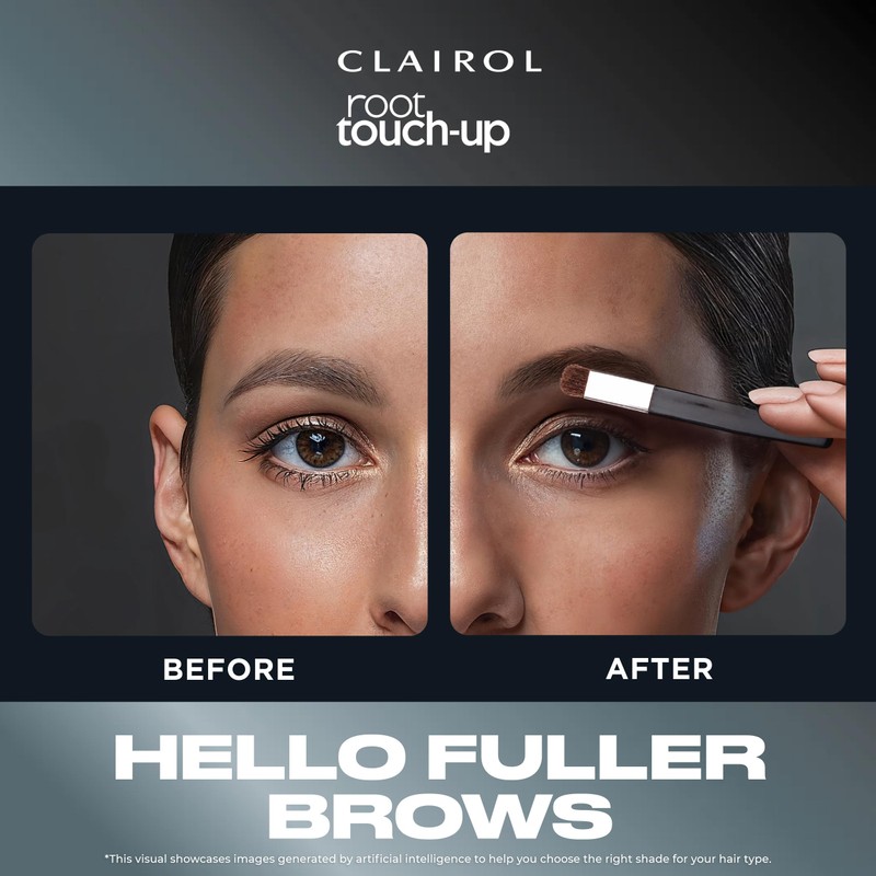 Clairol Root Touch-Up Temporary Concealing Powder, Black Hair Color, Pack