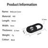 JeoPoom Panda Webcam Cover [Pack of 8], Ultra Thin Webcam