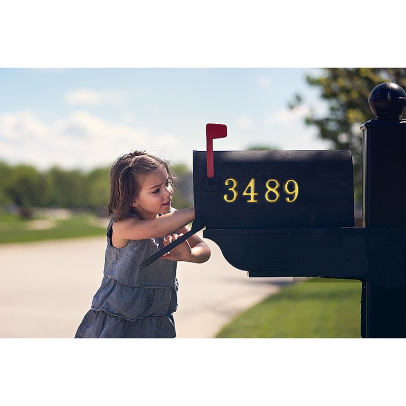 Mailbox Numbers for Outside, MONNCHA House Numbers for Mailbox 3D
