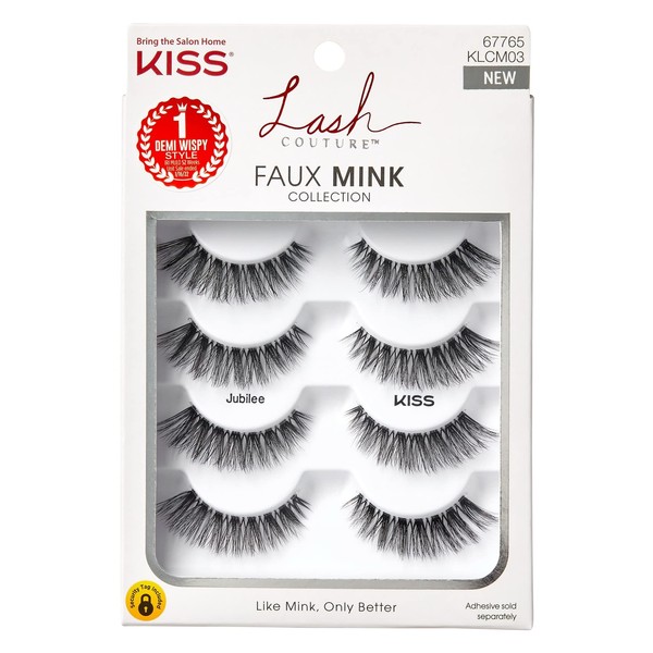 Kiss Lash Couture Faux Mink Jubilee Multi-Pack (Pack of 3)