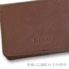 LIME L8204 Business Card Holder, Genuine Leather, Women's, Men's, Card