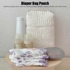 Diaper Bag Organizing Pouch Exquisite Portable Handheld Large Capacity Cotton