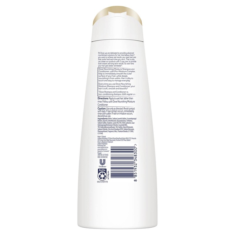 DOVE Daily Moisture 320ml Shampoo