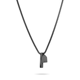Fynch-Hatton Stainless Steel Pendant Necklace, Stainless Steel, none