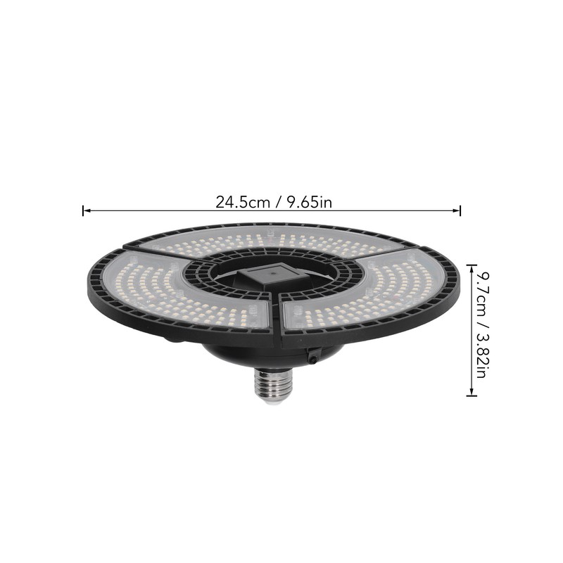 Plant Light Waterproof Foldable Flower Grow Lamp Full Spectrum E26