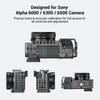 SmallRig Camera Cage for Sony A6000/A6300/A6500 ILCE-6000/ILCE-6300/ILCE-A6500/Nex-7 with 1/4" 3/8"