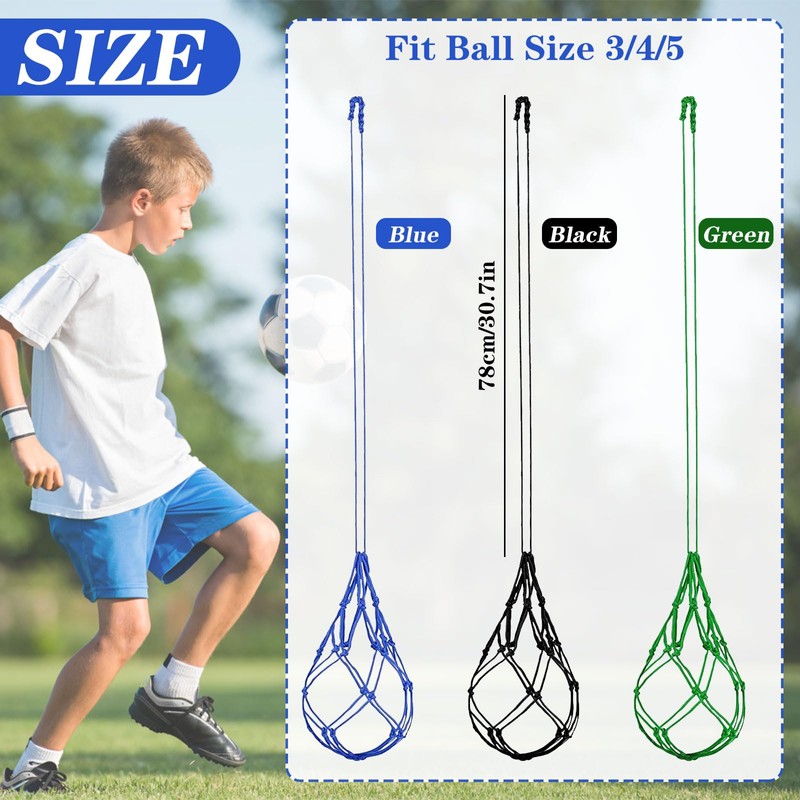 WYRGQIQN Football Kick Trainer – Kids Soccer Net for Skill-Boosting