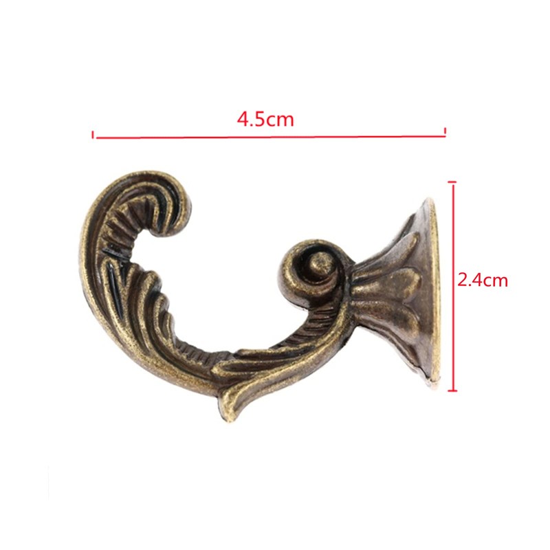 Mgoodoo Pack of 6 Vintage Coat Hooks, Door Hooks, Vintage