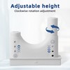 Poop Stool Toilet Stool White Adults for Bathroom, 5.9"" to