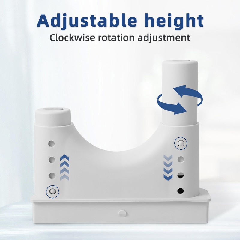 Poop Stool Toilet Stool White Adults for Bathroom, 5.9"" to