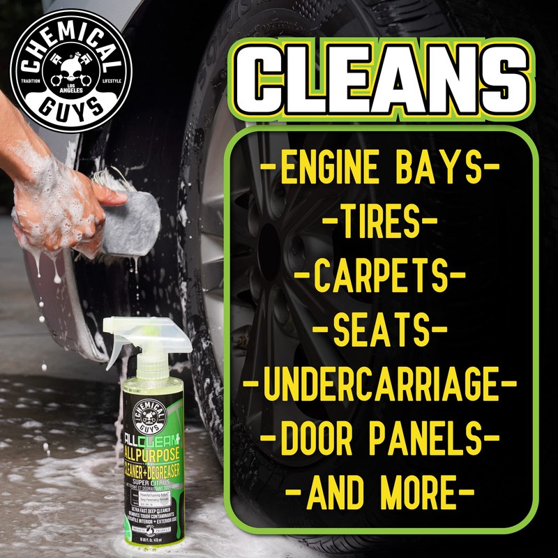 Chemical Guys CLD_101_16 All Clean+ Citrus Based All Purpose Super