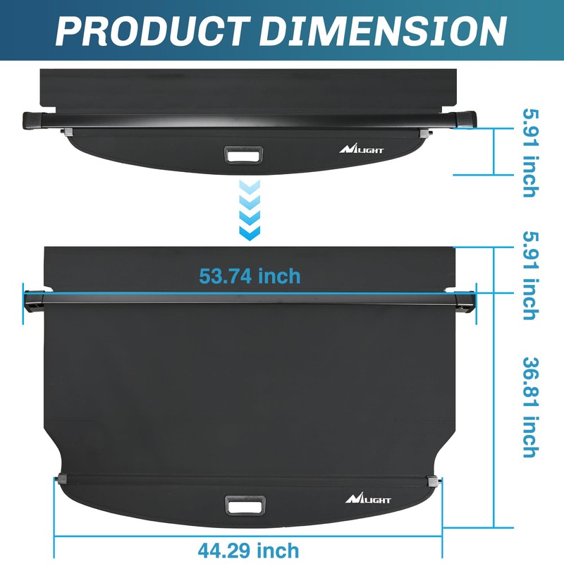 Nilight Cargo Cover Fit for Hyundai Tucson 2021 2022 2023