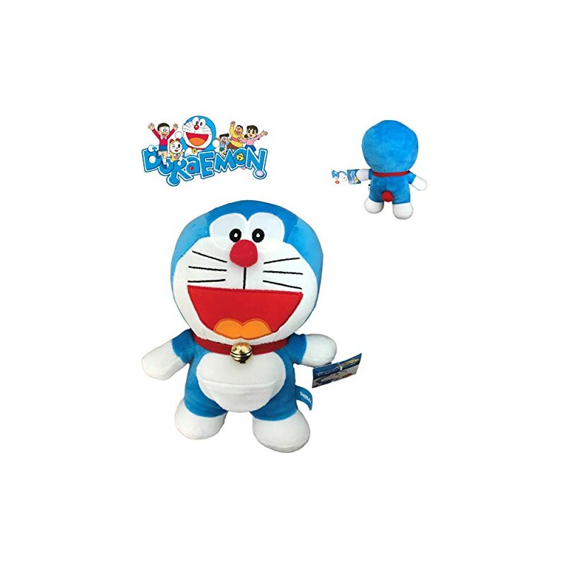 Plusch von DORAEMON Roboter-Katze Mund öffnen LACHT Version 20cm -