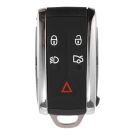 X AUTOHAUX 315MHz Smart Proximity Keyless Entry Remote Key Fob for for Jaguar XK 2014-1015 for Jaguar XKR 2007-2014 for Jaguar XF 2009-2013 for Jaguar XK8 2007-2010 5 Buttons with door key